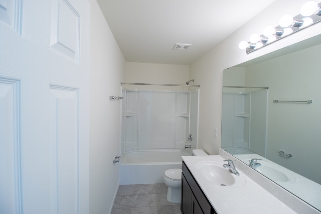 Picture of the master bathroom